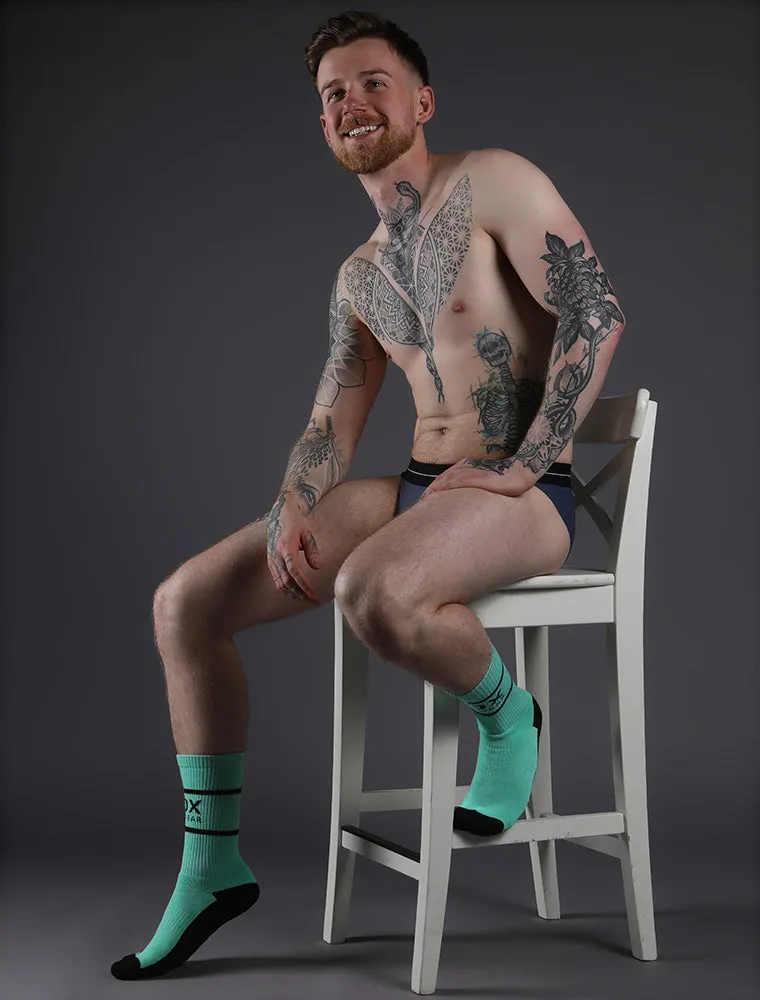 Soft Green Lux Sports Socks