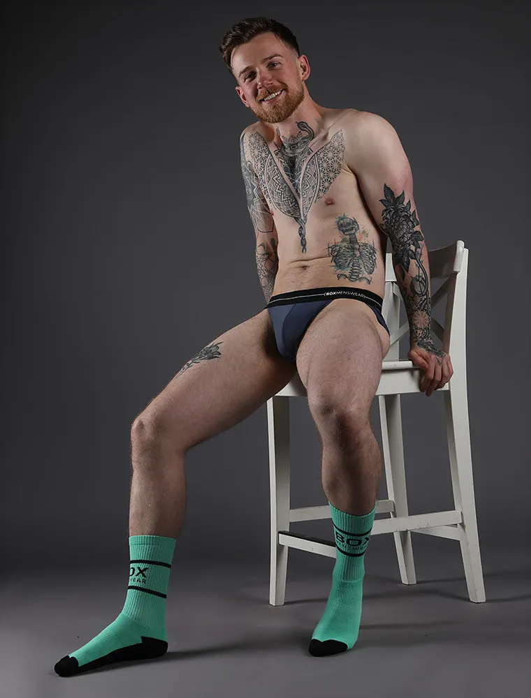 Soft Green Lux Sports Socks