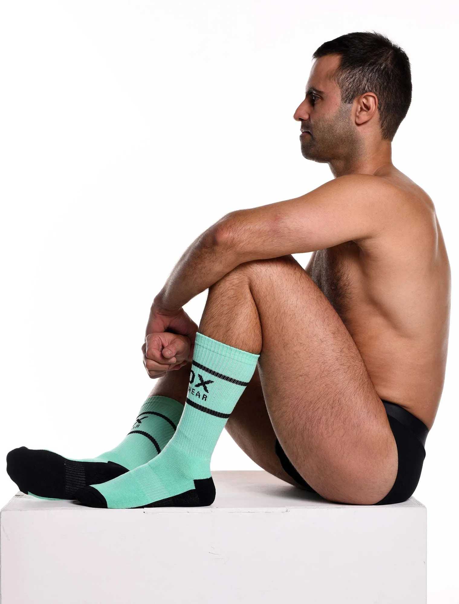 Soft Green Lux Sports Socks
