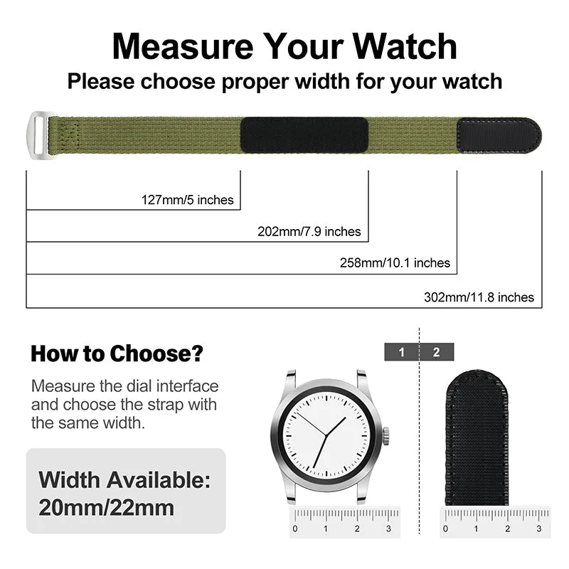 Soft Nylon Self-adhesive Watchband
