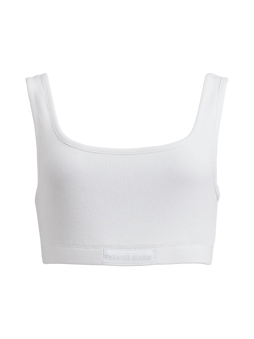 Soft rib bralette Key Comfy - white
