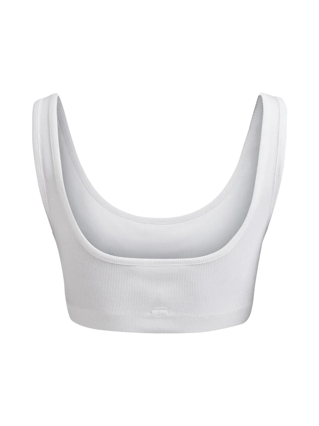 Soft rib bralette Key Comfy - white
