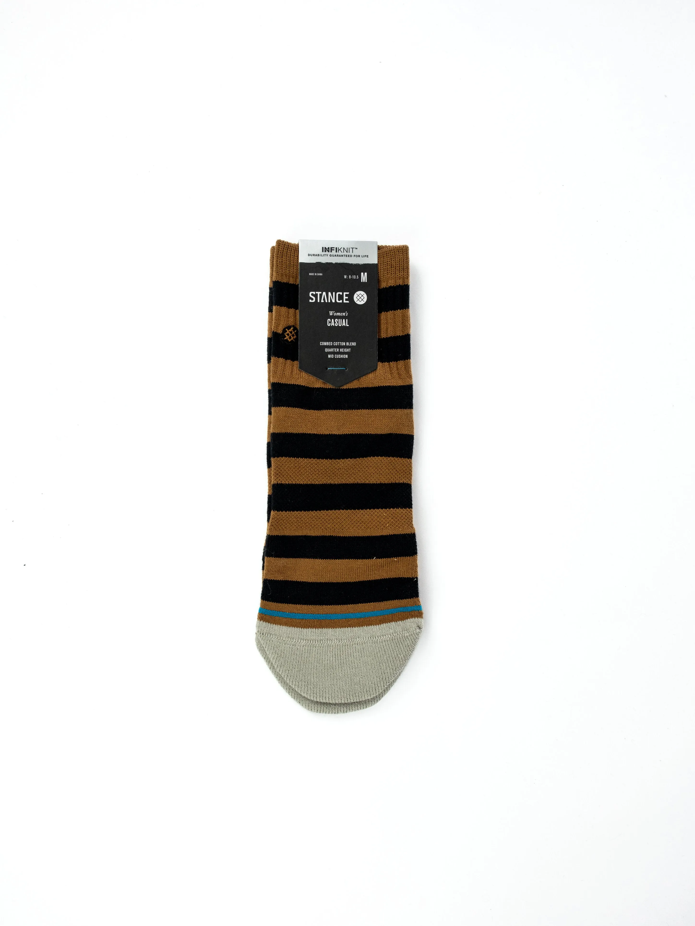 Stance - Anything Quarter Height Infiknit Performance Socks - White / Black - Womens