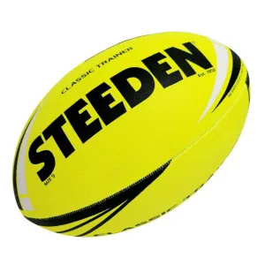 Steeden Classic Trainer Rugby League Ball - Fluro