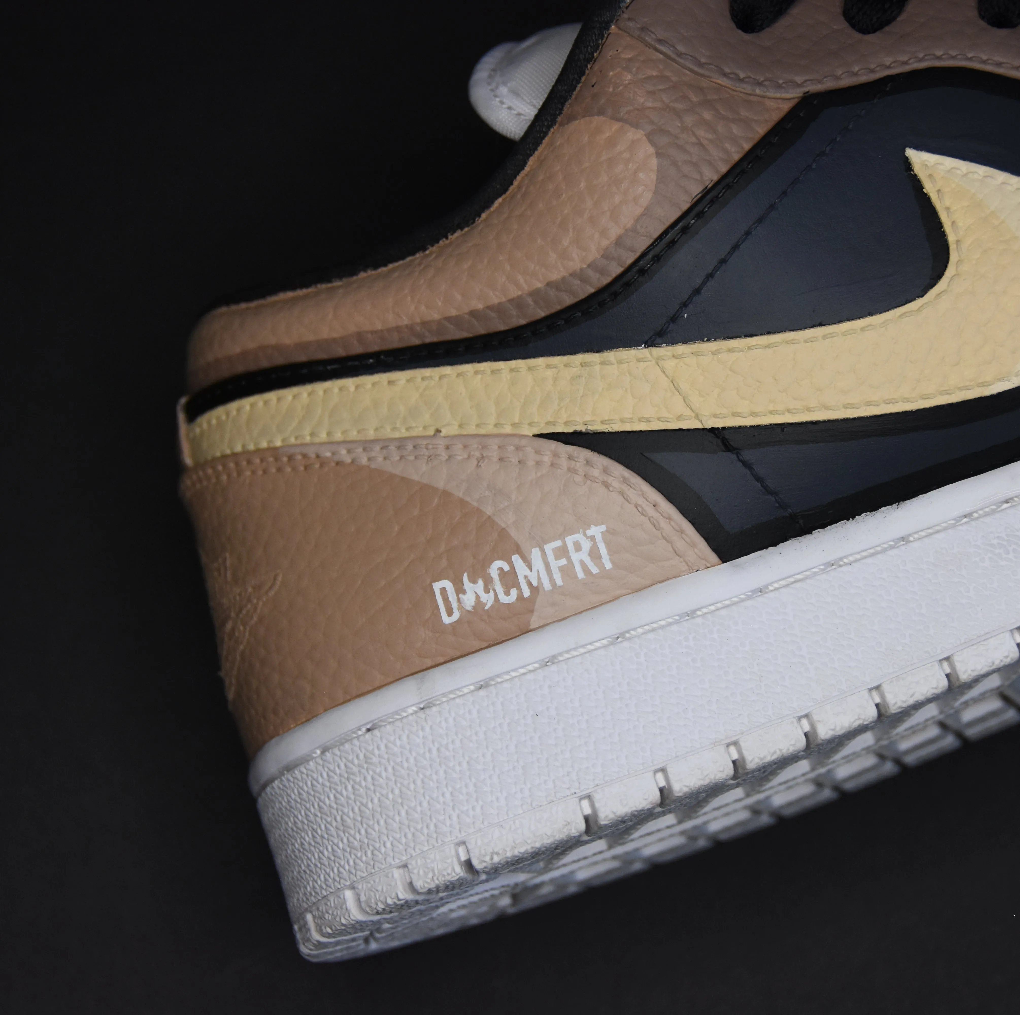 Tan Cartoon Jordan 1 Lows