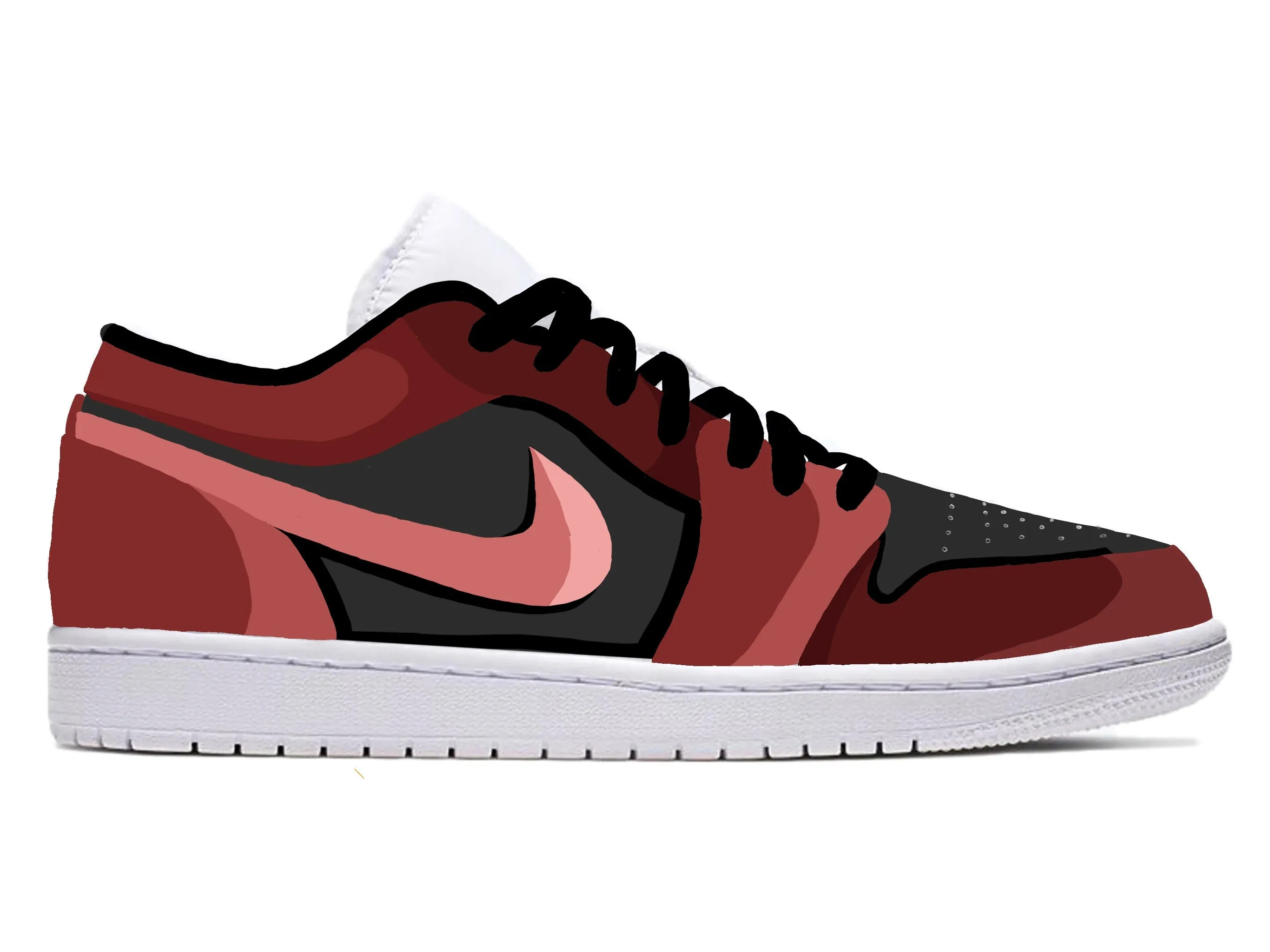 Tan Cartoon Jordan 1 Lows