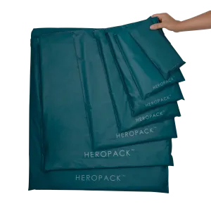 Teal / Green Home Compostable HEROPACK Mailers - from packs of 25 - PRE-ORDER