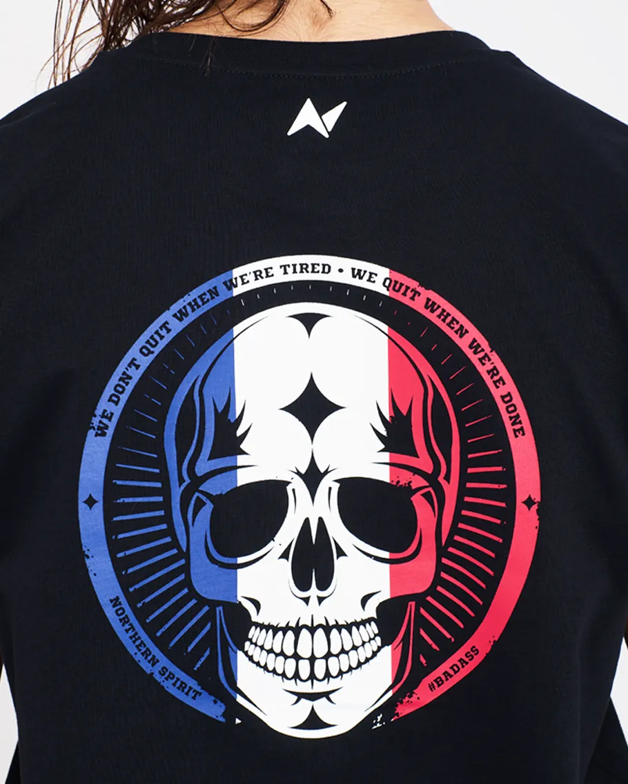 Tee - NS Epaulet French Skull
