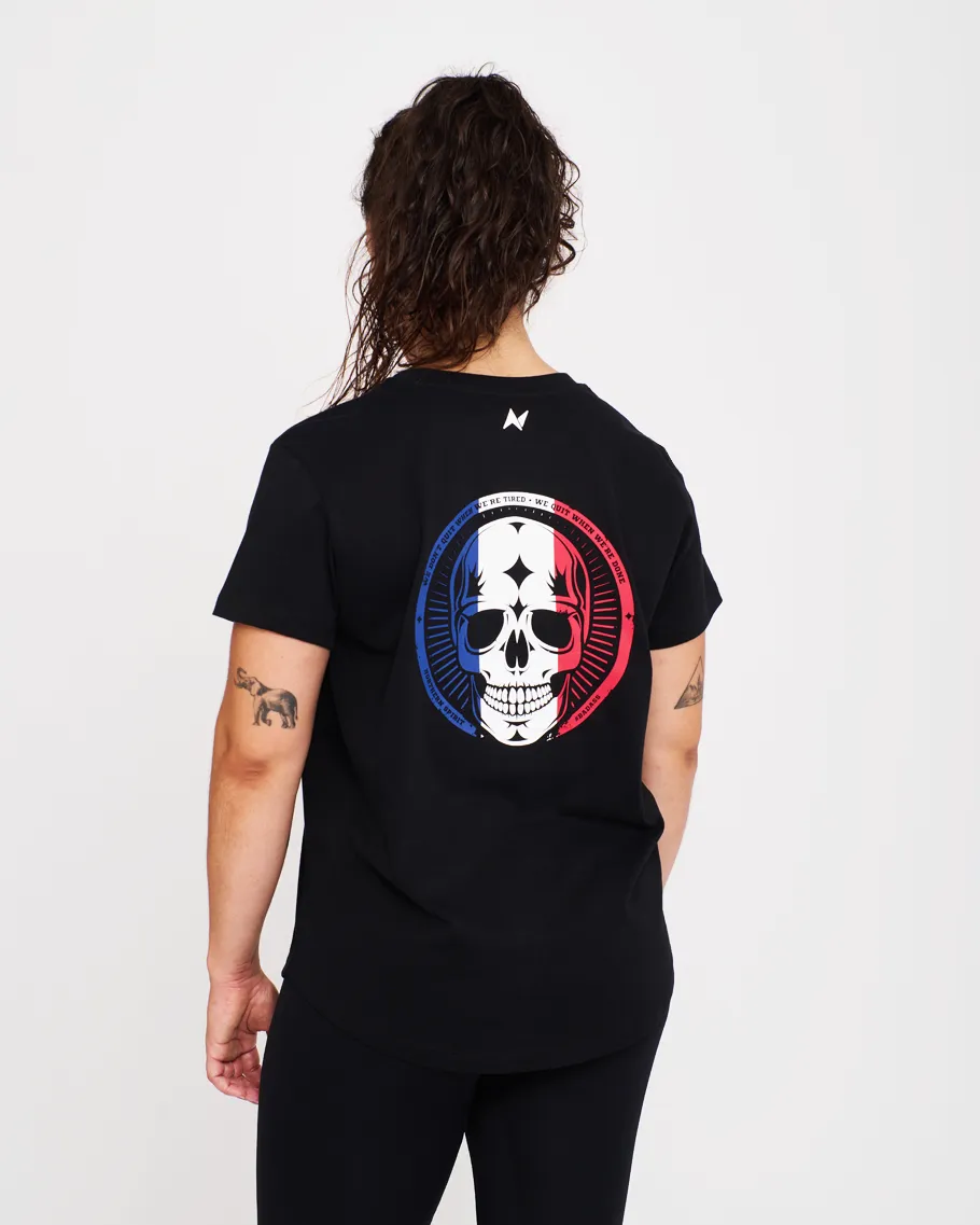 Tee - NS Epaulet French Skull