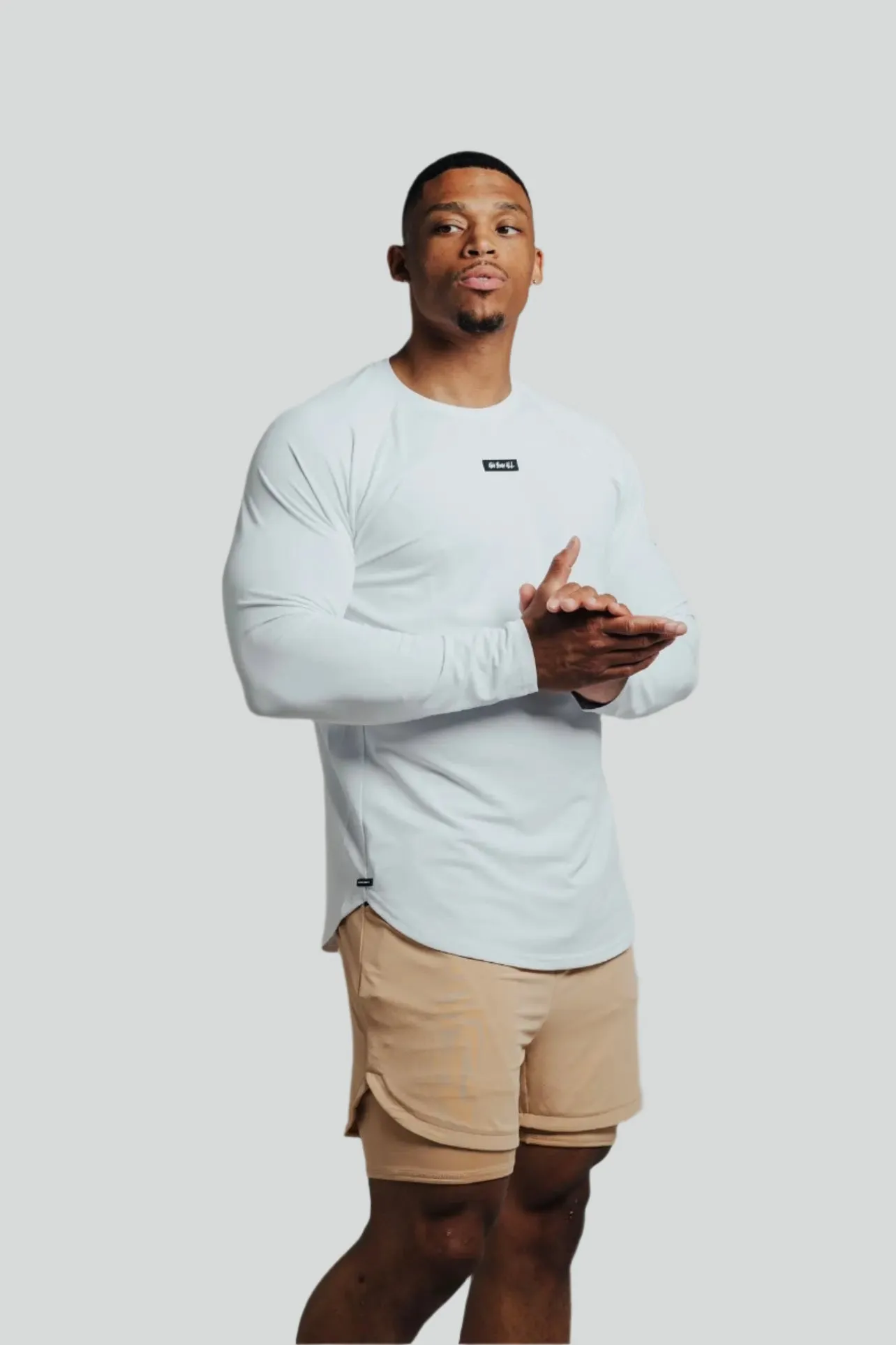 Total War Ai1 “Give Your All” Long Sleeve - Blizzard White
