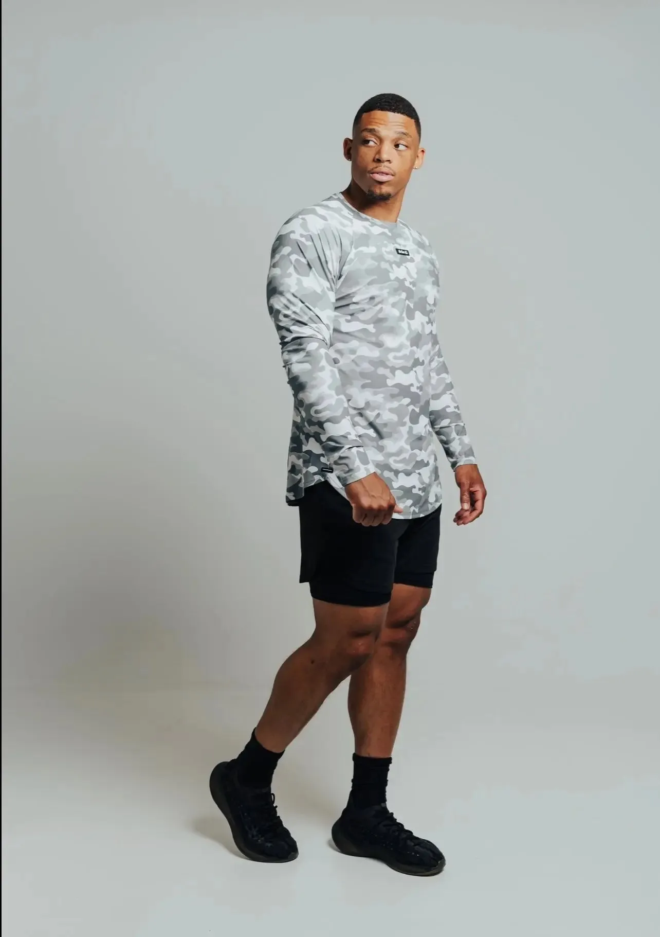 Total War Ai1 “Give Your All” Long Sleeve - Snow Camo