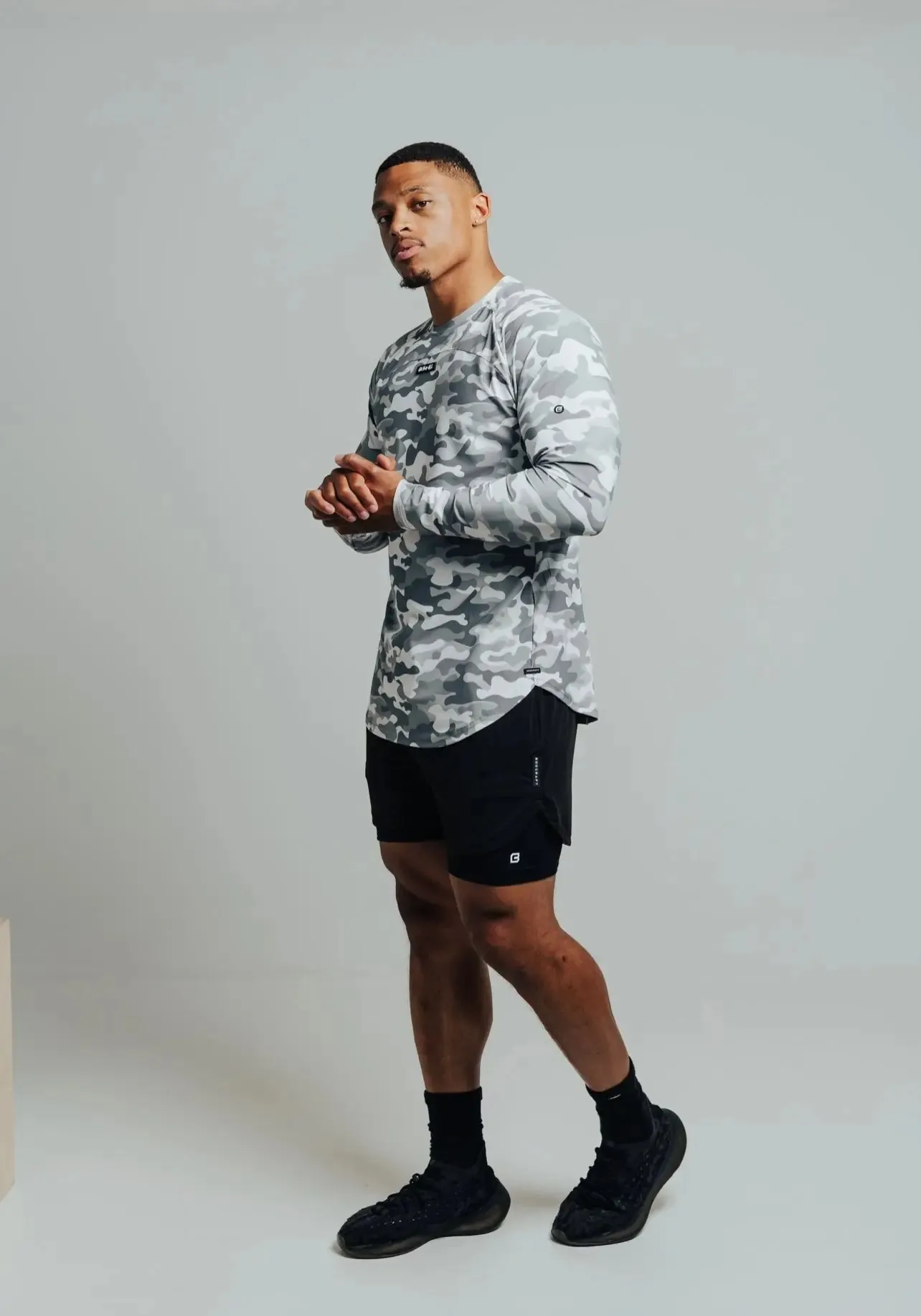 Total War Ai1 “Give Your All” Long Sleeve - Snow Camo