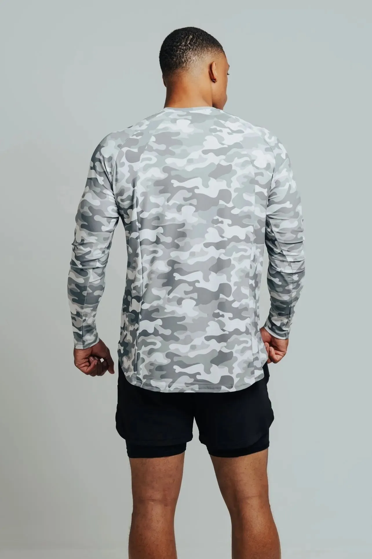 Total War Ai1 “Give Your All” Long Sleeve - Snow Camo
