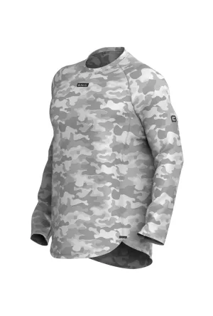 Total War Ai1 “Give Your All” Long Sleeve - Snow Camo