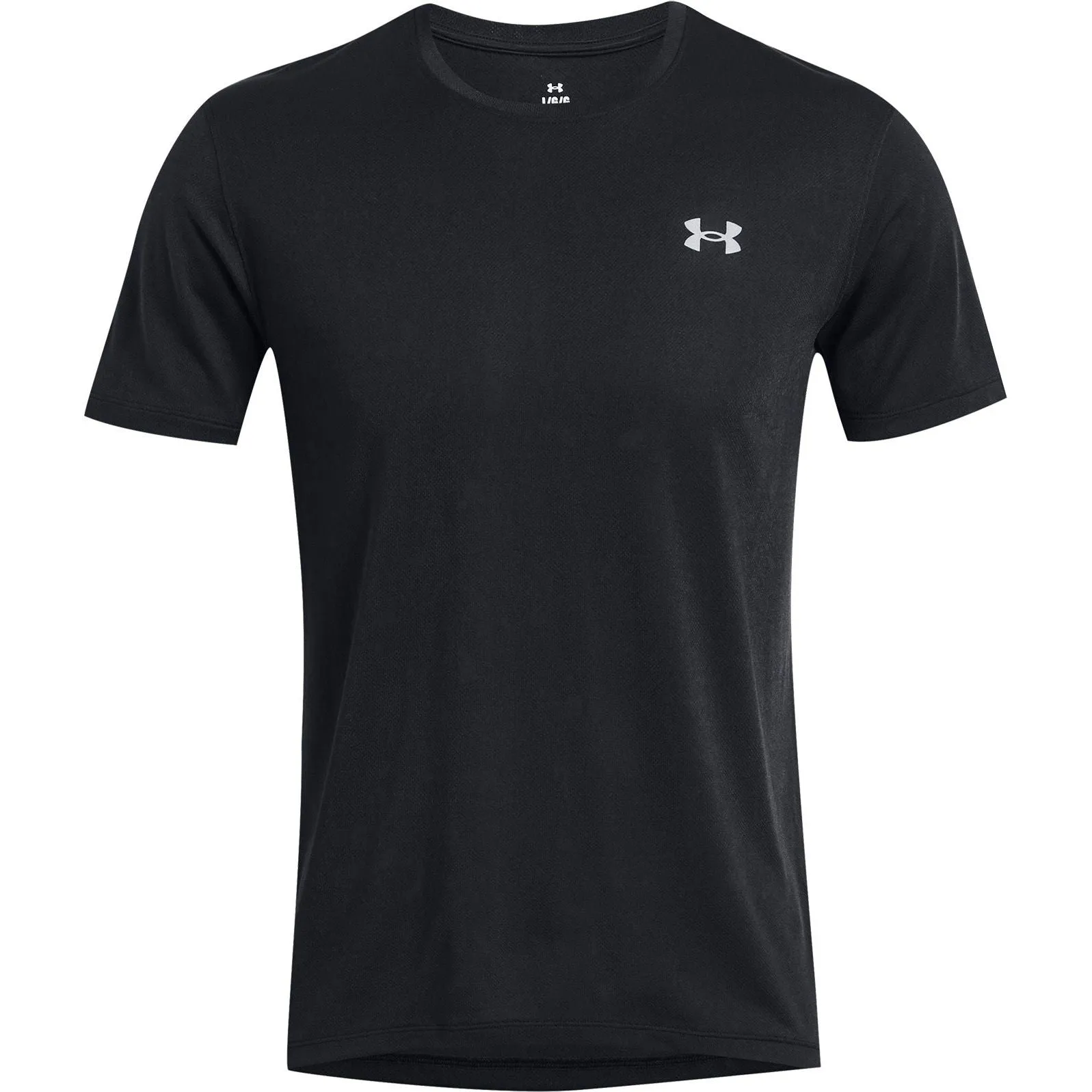 Under Armour Launch Splatter Short Sleeve Mens Running Top - Black