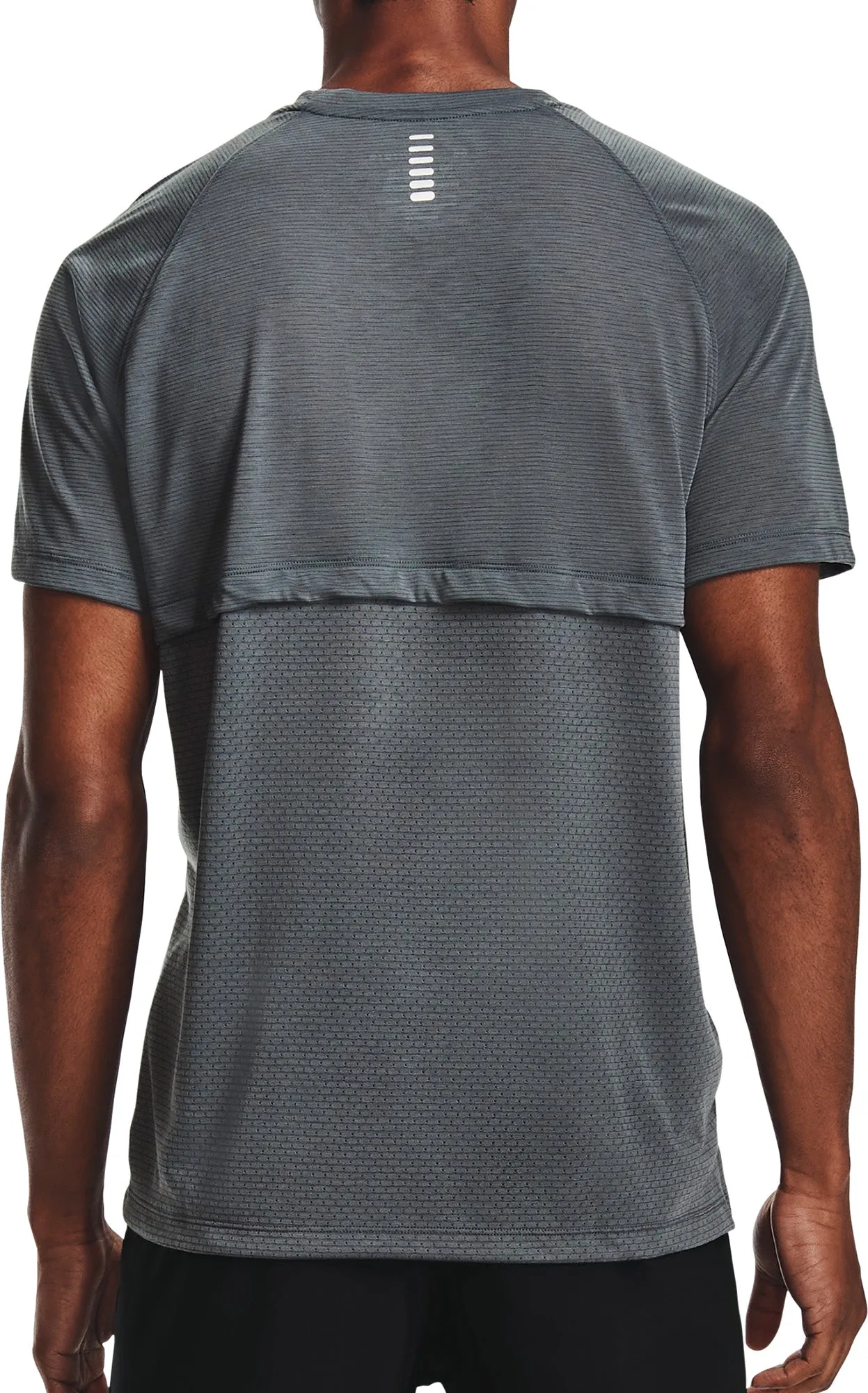 Under Armour Streaker Short Sleeve Mens Running Top - Grey