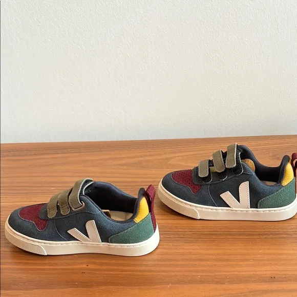 Veja Kids Multicolor Velcro Sneakers