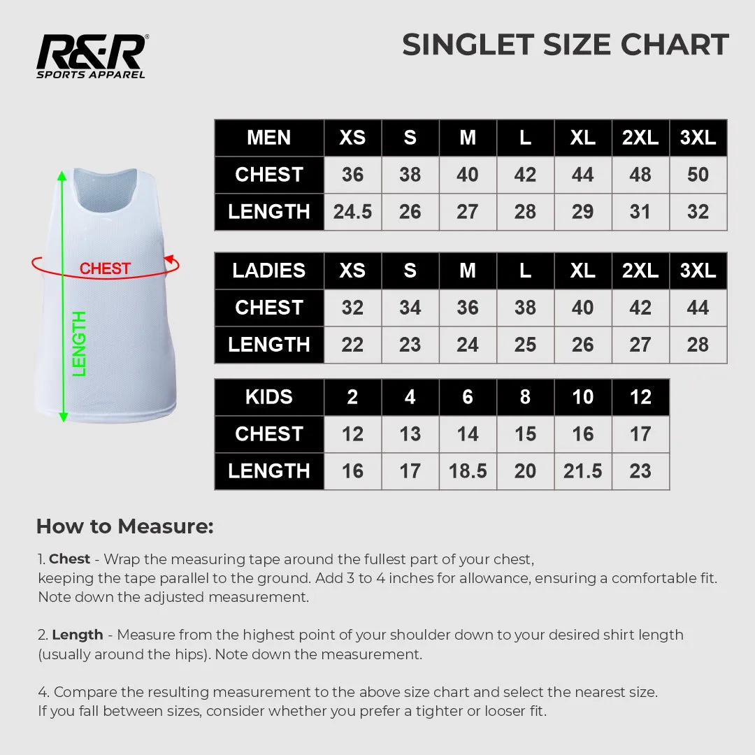 Vertigo Neon Running Singlet