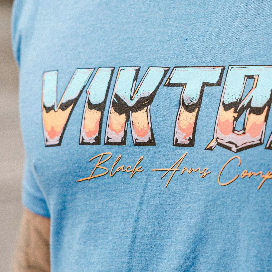 VIKTOS Eighty Four Tee Blue Heather