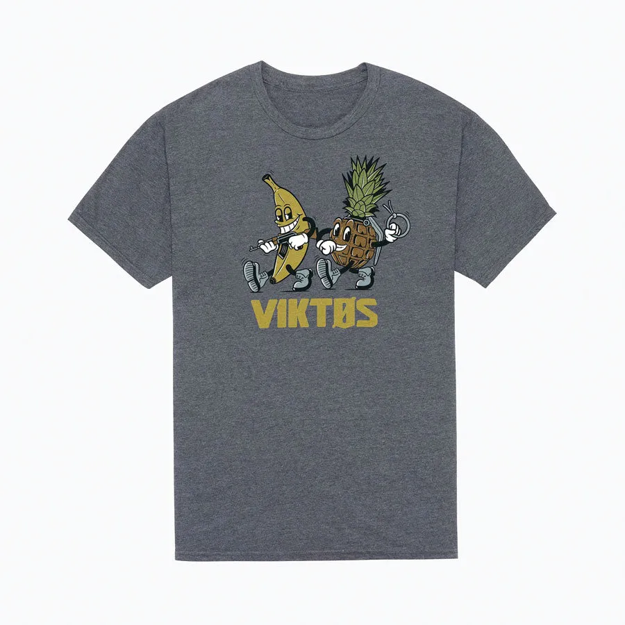VIKTOS Forbidden Fruit Tee Charcoal Heather