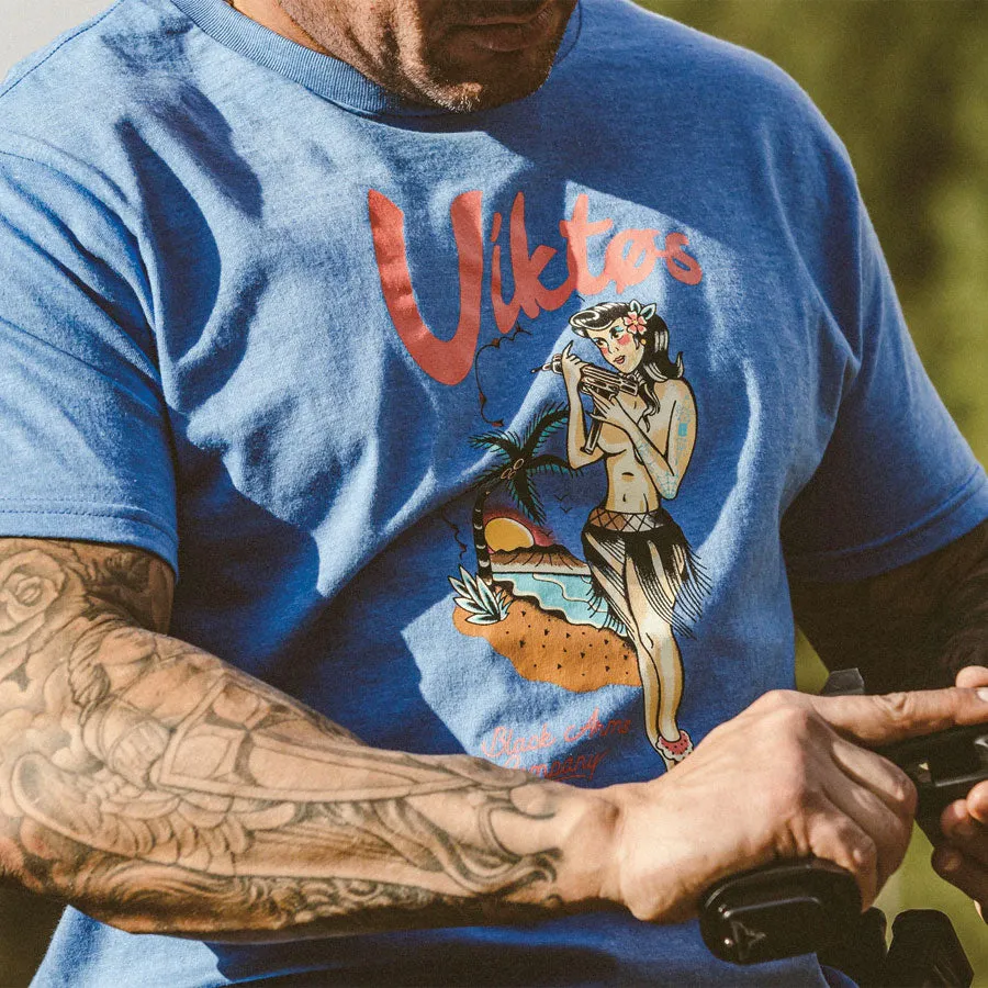 VIKTOS Huzi Girl Tee Royal Heather