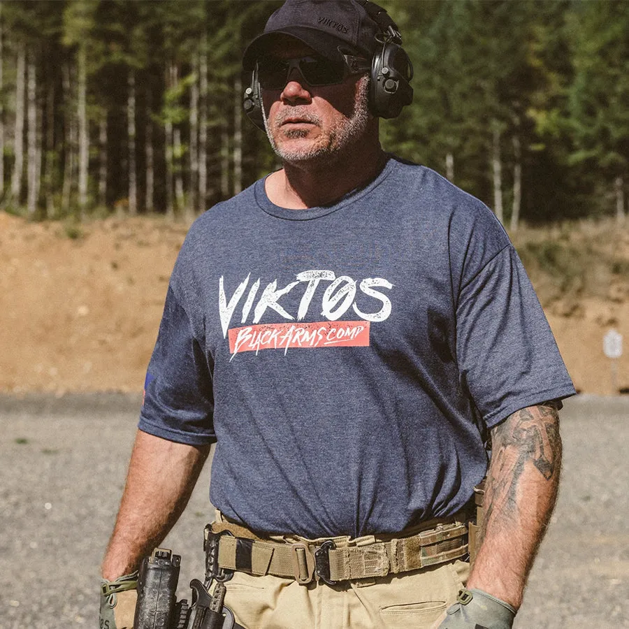VIKTOS Scrawl Tee Navy Heather