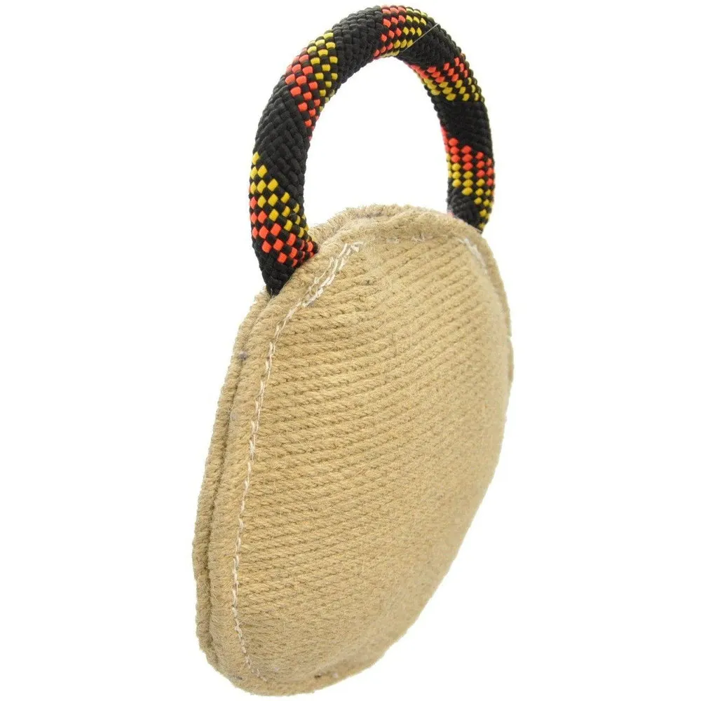 Viper Jute Round Bite Pillow