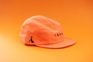 Windproof Club Cap - Orange & Navy