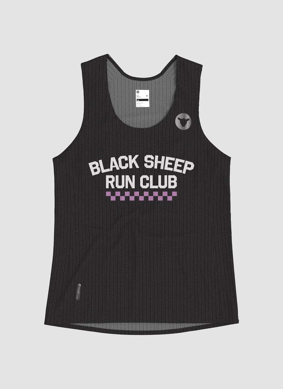 Women's Fly Singlet - Run Club Black