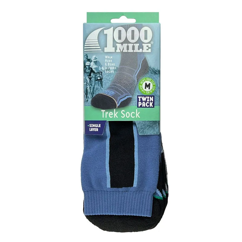 Women's Trek Single Layer Sock Twin Pack - 2270