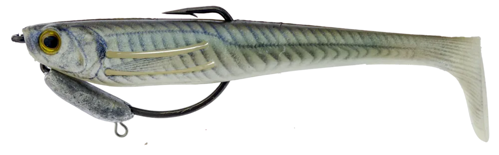 Zerek Flat Shad PRO 3.5 Inch Weedless Rigged Soft Plastic Lure