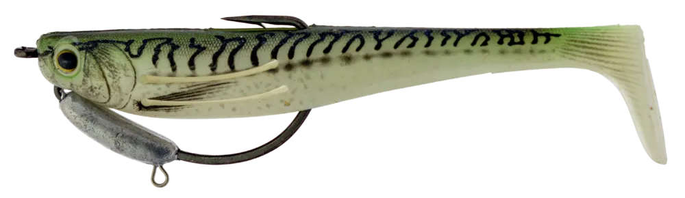 Zerek Flat Shad PRO 3.5 Inch Weedless Rigged Soft Plastic Lure
