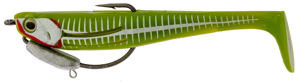 Zerek Flat Shad PRO 3.5 Inch Weedless Rigged Soft Plastic Lure