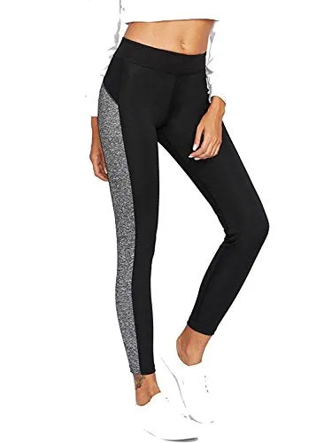 Zesteez Women Sports Leggings(Large) for Gym Activewear Sports Wear 4 Way Stretchable Soft Handfeel Fabric. Black