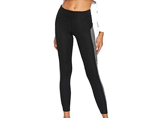 Zesteez Women Sports Leggings(Large) for Gym Activewear Sports Wear 4 Way Stretchable Soft Handfeel Fabric. Black