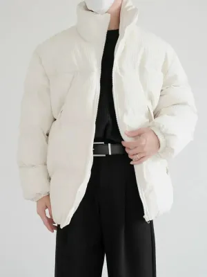 Zippered Cotton-Padded Jacket