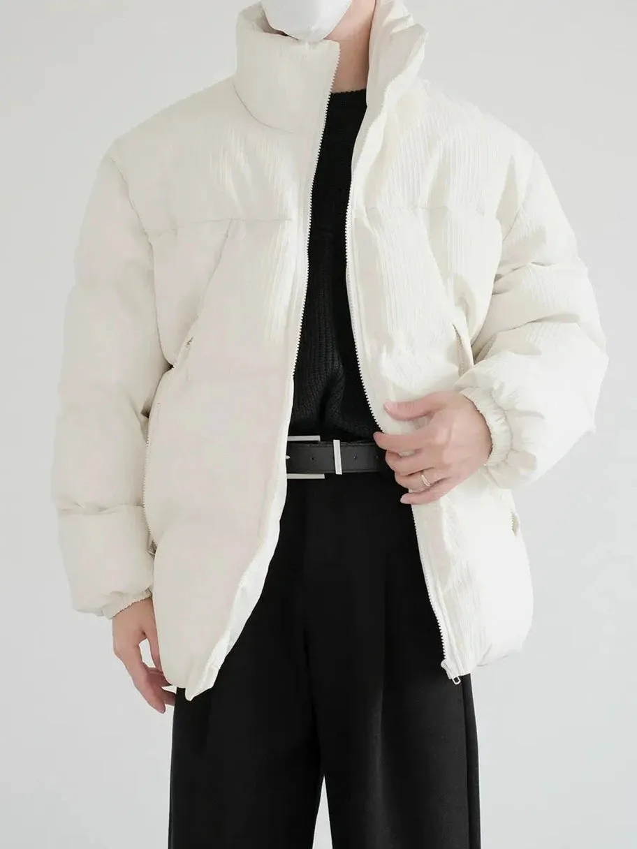 Zippered Cotton-Padded Jacket